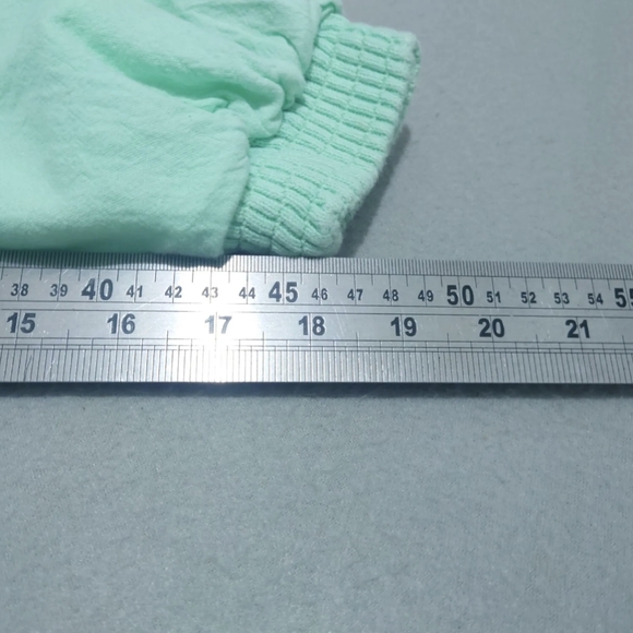 Vintage Unbranded Italian Cottagecore Collar Sweatshirt Jumper Women's XL Green - Picture 7 of 7